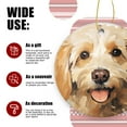 thumbnail image 3 of Happy Golden Doodle - Christmas Ornament Xmas Keepsake Ceramic Ornaments Holiday Decorations for Tree Christmas Gift Ideas 2.95in, 3 of 6