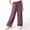 Purple, variant on SGFCWSX Girls Wide Leg Pants Elastic Waist Loose Fit Casual Pants with Pockets for Kids Black Size 2-3 Years