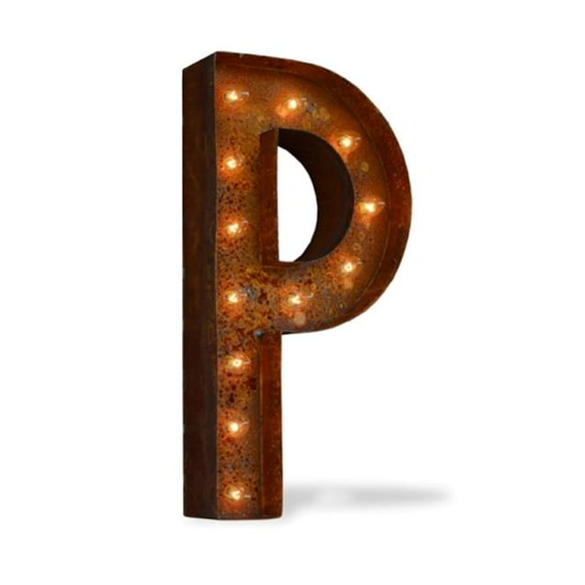 Iconics Indoor & Outdoor Letter P Icône Panneau Lumineux