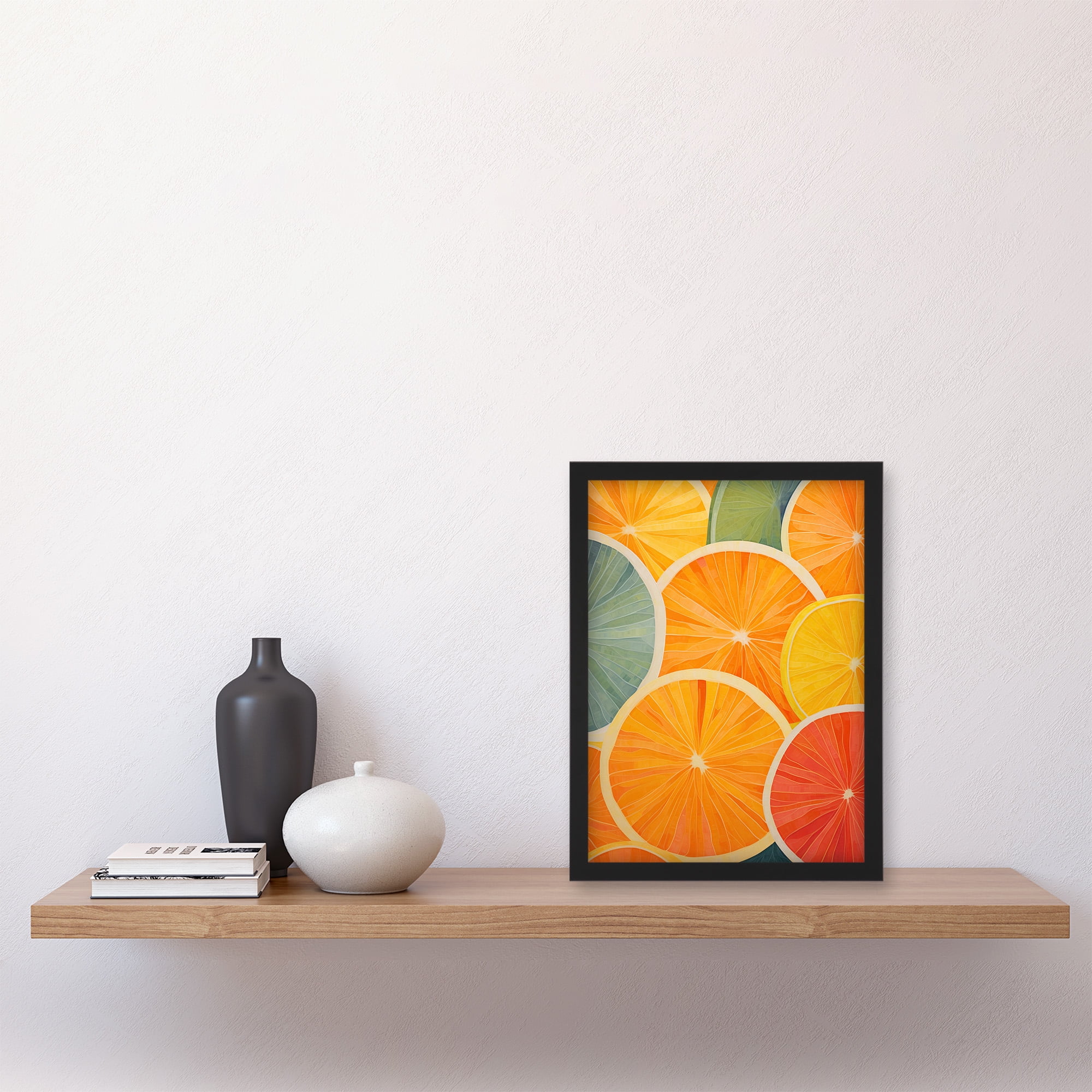 Citrus Bold Vibrant Rich Lemon Lime Orange Fruit Screen Print