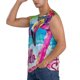 thumbnail image 3 of Balery Tropical Flamingo Summer Camisetas sin mangas para hombre, absorbe la humedad y protege contra el mal olor.-XX-Large, 3 of 7