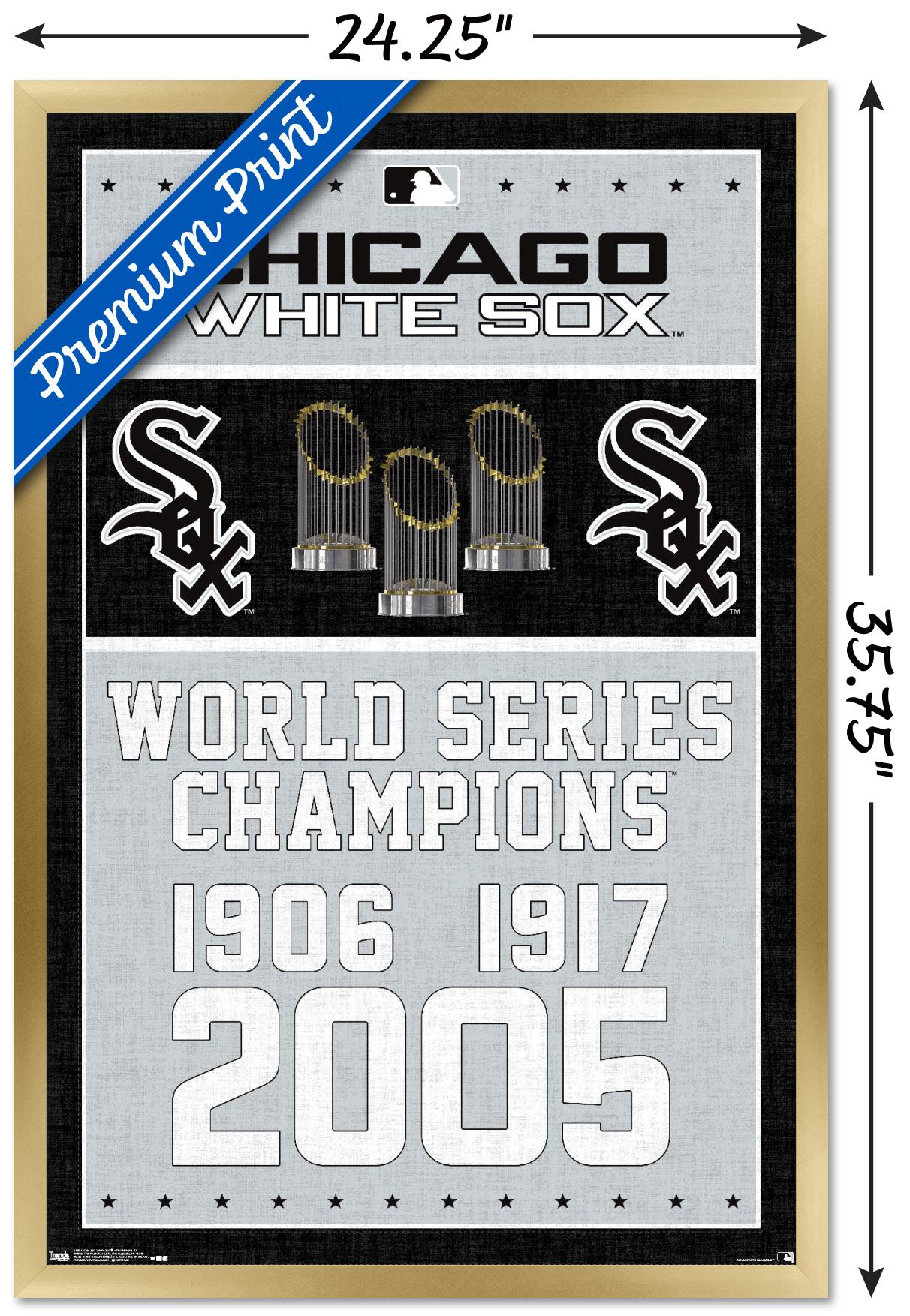 MLB Chicago White Sox - Champions 17 Wall Poster, 22.375" x 34", Framed