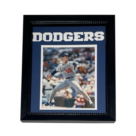 VOS Los Angeles Dodgers O. Hershiser 11×14 Framed Photo – Iconic Baseball Memorabilia Wall Art | Quality Sports Decor | Collectible Gift for Dodgers Fans | High-Resolution Display for Home & Office