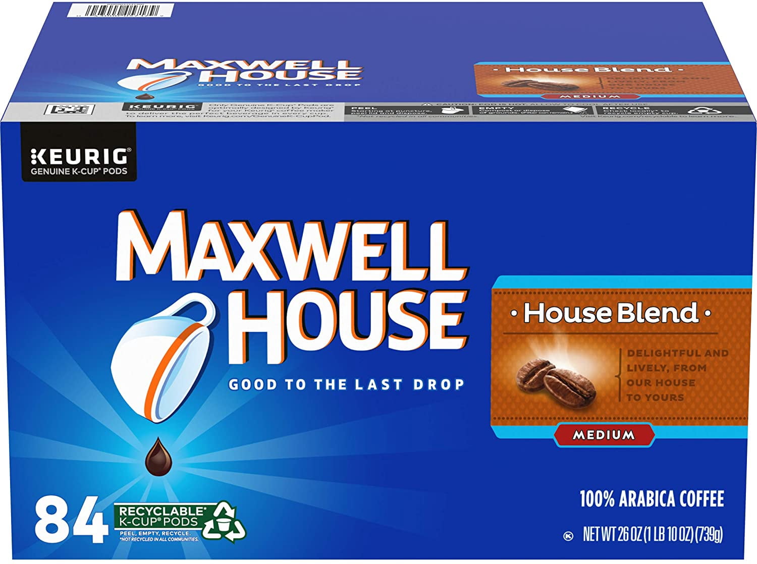 House Blend K-Cup Coffee Pods (100 ct 