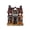 A, variant on Vintage Lighted Fall Harvest Cottage, Resin Pumpkin House with Warm LED Glow, Autumn Thanksgiving Halloween Tabletop Decor for Mantel Shelf Living Room Bedside