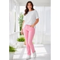 thumbnail image 5 of Woman Within Plus Size Tall Straight-Leg Stretch Denim Five-Pocket Jeans, 5 of 6