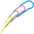 thumbnail image 2 of Queilt 16PCS ABS Plastic Cable Needles for Knitting & Crocheting - U-Shaped Mixed Color Holders, 2 of 5