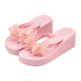 thumbnail image 2 of Miluxas Womens Platform Bow Flip Flops Wedges Sandals for Women wedge flip flops Dressy Summer Comfort Chunky Thong Sandals Wedge Heels for Women, 2 of 7