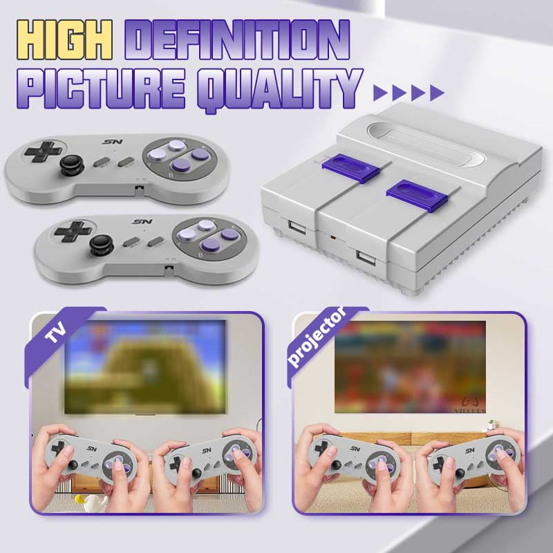 VILCORN SN-Plus 16Bit Video Game Console for TV, 2 Controllers