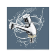 thumbnail image 4 of Mezcladora Monomando Labg Para Lavabo Con Botón Push Llave Baño Plata, 4 of 4