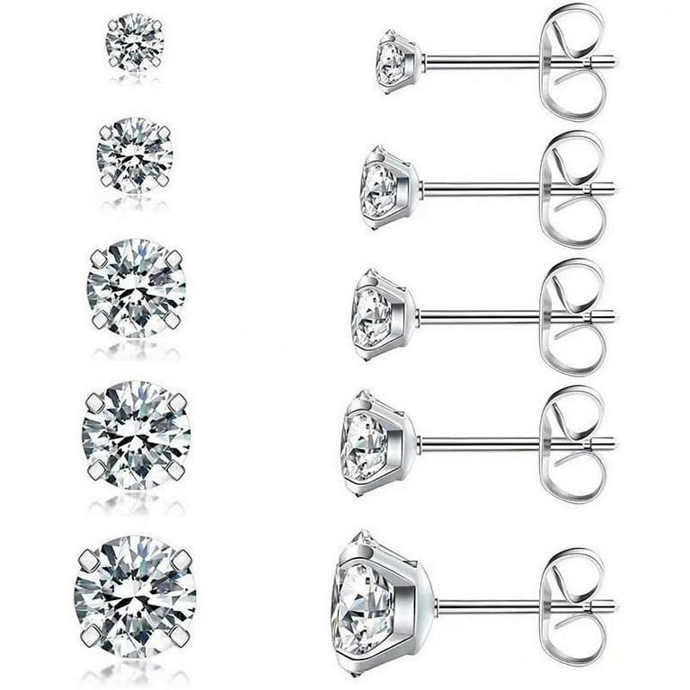 Surgical steel earring set sale
