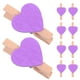 thumbnail image 4 of 50 pinzas de madera con forma de corazón, bonitas pinzas pequeñas para fijar fotos y cuadros (morado)., 4 of 7