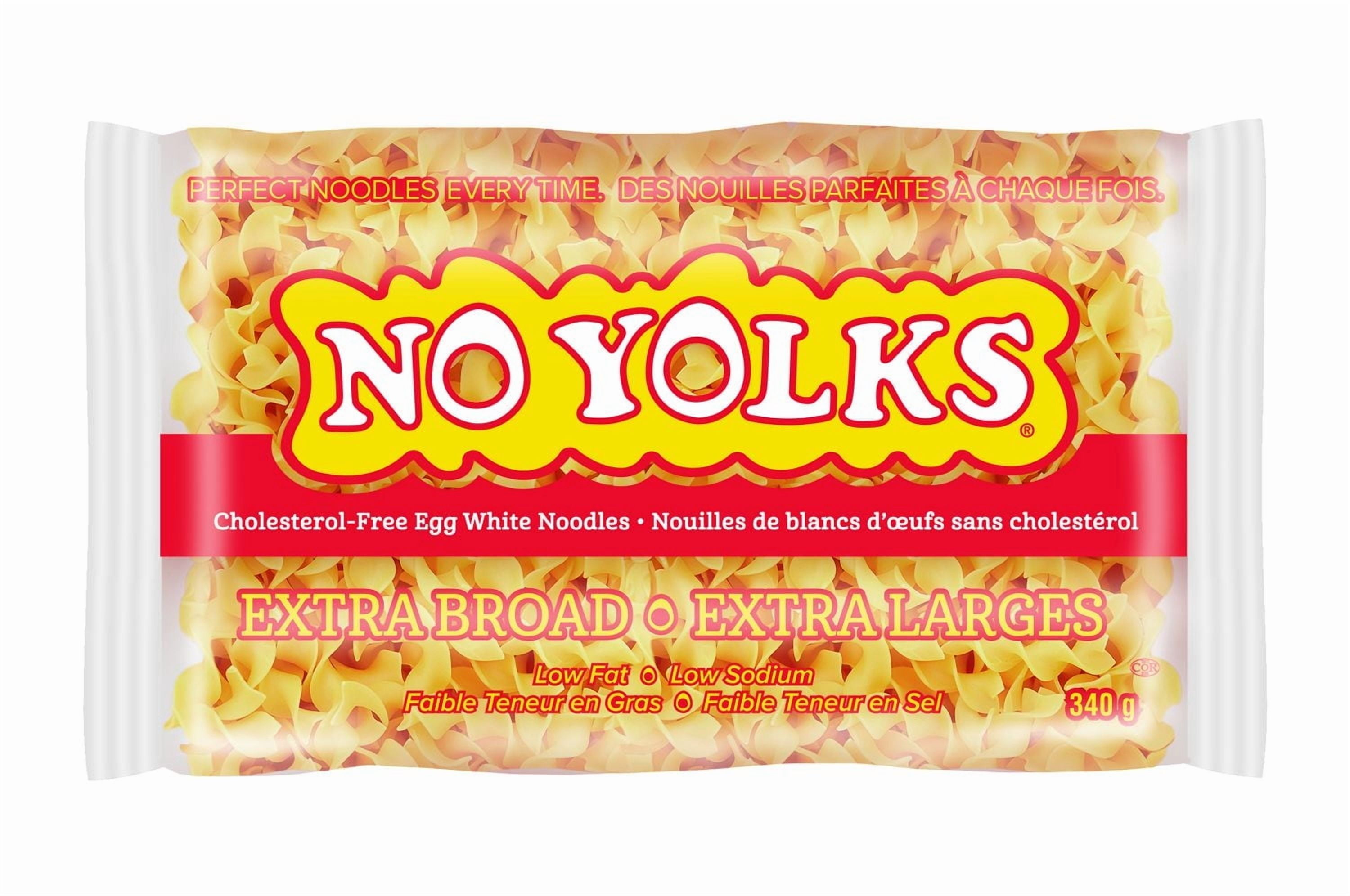 No Yolks Extra Broad Egg White Noodles Pasta