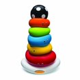 thumbnail image 1 of Infantino Juguete Apilable con Anillo y Caras Divertidas con Base Mecedora, 6-12 Meses, Multicolor, 7 Piezas, 1 of 5