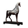 thumbnail image 2 of GROWTH TANK Statue de Cheval en Résine Figurine Ornement de Table Sculpture de Collection Peinte à la Main B, 2 of 9