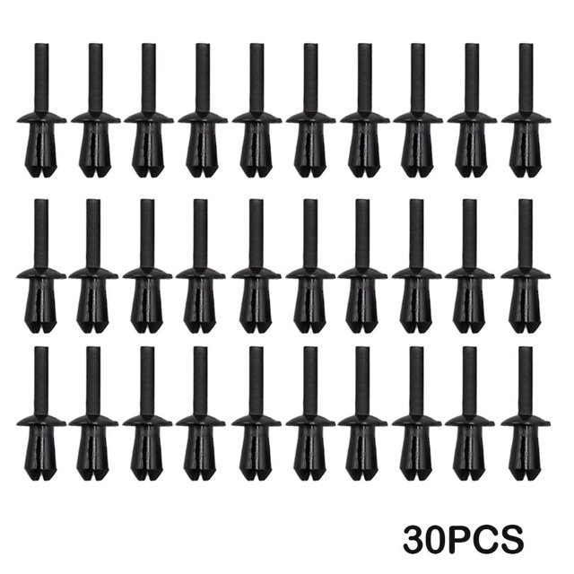 Black Liner Rivet Expanding Clip for Multiple Vehicle Models with Precautions