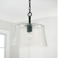 thumbnail image 6 of Capital Lighting 246911 Baker 14" Wide Semi-Flush Ceiling Fixture / Pendant - Black, 6 of 7
