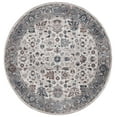 thumbnail image 2 of SAFAVIEH Bayside Sheryll Floral Polyester Machine Washable Area Rug, Gray/Blue, 6'7" x 6'7" Round, 2 of 12