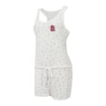thumbnail image 5 of Women's Concepts Sport Cream St. Louis Cardinals Gardner Hacci Knit Romper, 5 of 6