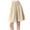 Khaki-02, variant on Women's High Waisted Denim Skort Shorts, A-Line Flowy Jean Short with Elastic Waist, Casual Bottoms for Daily Wear