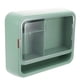 thumbnail image 2 of Wall Mounted Bathroom Storage Box Compact Over Toilet Shelf Easy To Clean Organizer For Toiletries Towels Cosmetics Green Rectangular Design, 2 of 5