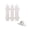 B, variant on Fareti Plastic Garden Fence with Bases Decorative Courtyard Picket Fence for Lawn Flower Beds Tree Borders Indoor Outdoor Landscape Edging