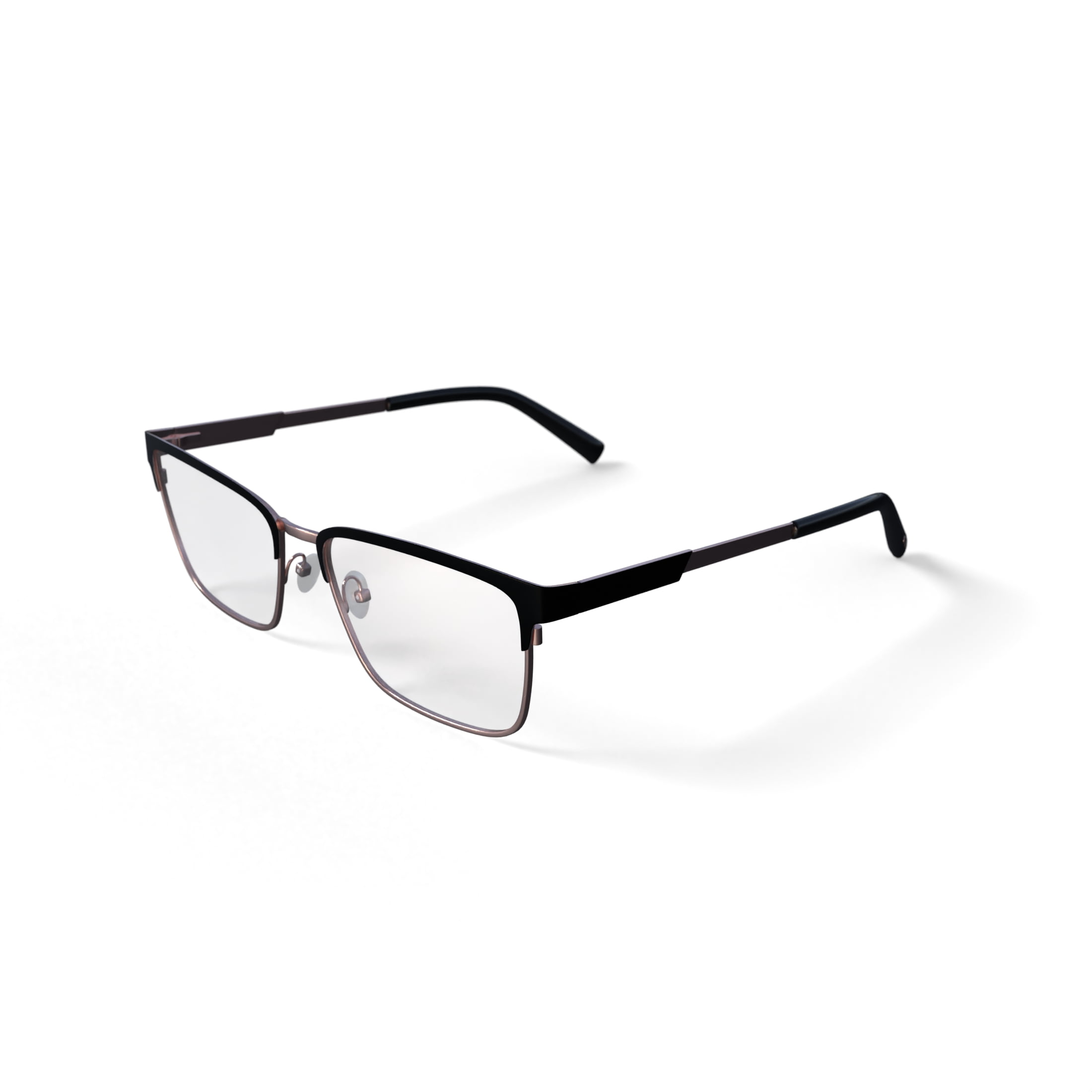 Reverb Men's RVMO5150 Prescription Eyeglasses with Case, Black/Gold