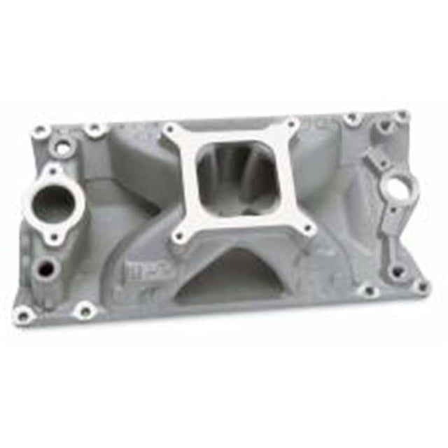 12496822 Square Bore Single Plane Aluminum Eliminator Intake Manifold, Natural