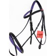 thumbnail image 2 of Horse English Padded Leather  Jumping Adjustable Bridle Full 803461PRF, 2 of 3