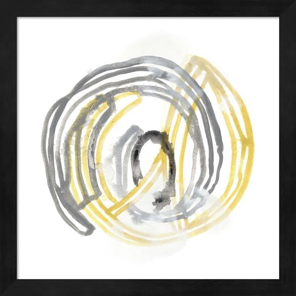 Great Art Now String Orbit III by June Erica Vess Framed Wall Art 13"W x 13"H