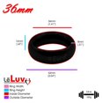 thumbnail image 2 of LeLuv® EYRO Donut Style Constriction Ring - Gold, Stainless Steel w/ 36mm Inside Diameter, 2 of 2