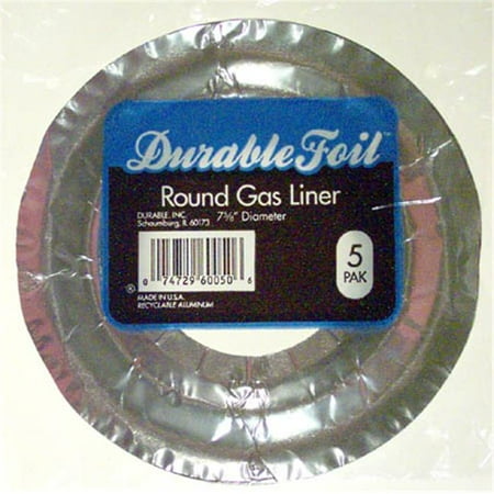 Durable Foil Durable Foil Round Gas Burner Liners D60050 - Pack of 12