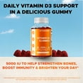 thumbnail image 6 of 2 Pack Vitamatic Vitamin D3 Gummies - 5000 IU - 60 Vegan Gummies - Great Taste - Healthy Bones, Teeth, Mood, Joint & Immune System Function (Total 120 Count), 6 of 11