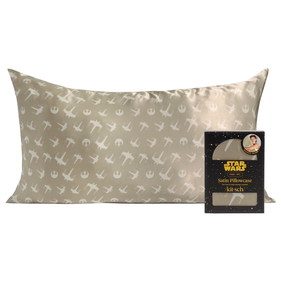 Funda de almohada de satén Kitsch Star Wars Rebel Alliance 48 x 91 cm