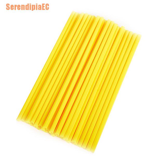 serendipiaec% 36pcs 17 cm rueda de motocicleta radios cubiertas para motocross bicicleta bicicleta