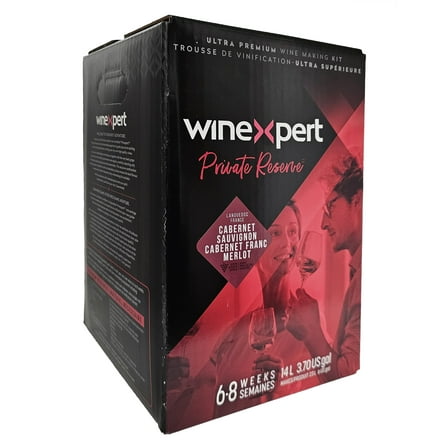 Winexpert Private Reserve French Cabernet Sauvignon-Cabernet Franc-Merlot Wine Kit