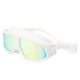 thumbnail image 2 of Gafas de natación antivaho impermeables con montura grande para adultos, suministro de buceo de vidrio liso electrochapado, color blanco, 2 of 8