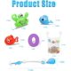 thumbnail image 3 of Juego De Juguetes De Baño para Niños Pequeños De 1 A 3,Juguetes De Bañera con 36 Letras Del Alfabeto De Espuma, Pistola De Agua De Animales Con Chorros Flotantes, Caña De Pescar, 3 of 4