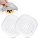 thumbnail image 1 of Tapa de drenaje cuadrada para ducha, tapón de silicona con ventosa, fácil de instalar, traje para baño, bañera, cocina, paquete de 2 (blanco), 1 of 7