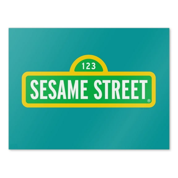 Sesame Street Logo Home Business Office Sign
