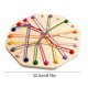 thumbnail image 3 of Kid Rope Knots Puzzle Juego de estrategia de juego de mesa social para niños adultos (octágono), 3 of 9