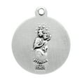 thumbnail image 3 of Sacred Heart of Jesus Sterling Silver Scapular Medal Pendant Necklace, 3 of 7