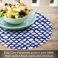 thumbnail image 7 of CounterArt "Waves" 4-Pack Round Reversible Tabletop Placemats, 7 of 7