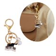 thumbnail image 2 of Music Note Keyrings Fashion Keyholders Music Cats Keychains Cats Piano Keychain Car Key Rings for Bag Decoration, 2 of 4