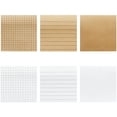 thumbnail image 5 of FRCOLOR sticky pad 7pcs Simple Kraft Paper Horizontal Line Paper Note Creative Square Notes Students Sticky Note(7pcs/Set, Cowhide-Blank),2.95"X2.95"X0.43", 5 of 5