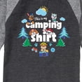 thumbnail image 3 of Paw Patrol - This Is My Camping Shirt - Toddler And Youth Raglan Graphic T-Shirt, 3 of 5