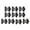 Black, variant on Lipstore 10Pcs Security Child Latch Locks Oven Locks for Sliding Door Bedroom Nursery White