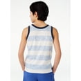 thumbnail image 2 of Free Assembly Boys Cotton Jersey Tank Tops, 2 Pack, Sizes 4-18, 2 of 7