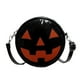 thumbnail image 3 of Bolsa de hombro de cadena cruzada de calabaza del diablo de Halloween, bolso de alta gama para mujeres, 3 of 9
