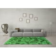 thumbnail image 3 of Ahgly Company Indoor Rectangle Abstract Green Modern Area Rugs, 3' x 5', 3 of 4